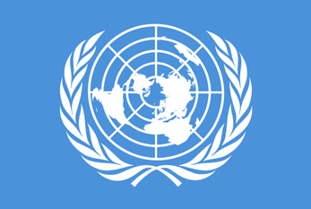 Le drapeau des Nations Unies