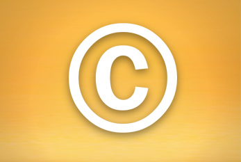 Le symbol du copyright.