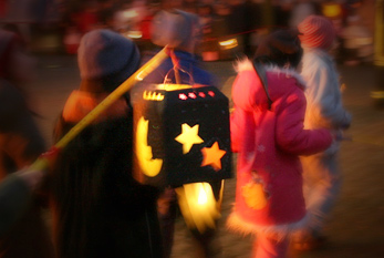 Un lampion à la Fête de la Saint-Martin en Allemagne