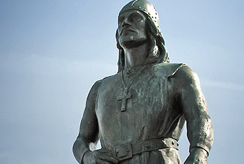 Statue de Leif Eriksson à Seattle (Etats-Unis)