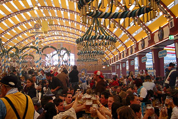 Marquee à l'Oktoberfest