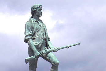 Minuteman de Lexington représentant John Parker