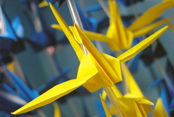 Décoration Origami utilisé pendant Tanabata.